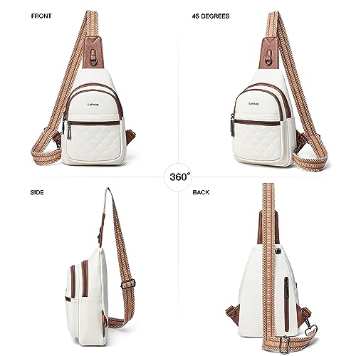 Sling Bag For Women Fanny Pack Faux Leather Small Casual Day