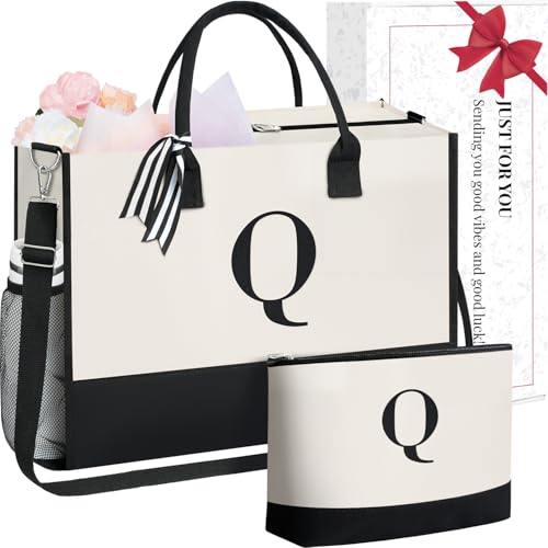 Personalized Initial Tote Bag