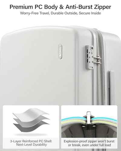 28 Inch Expandable Large Checked Luggage