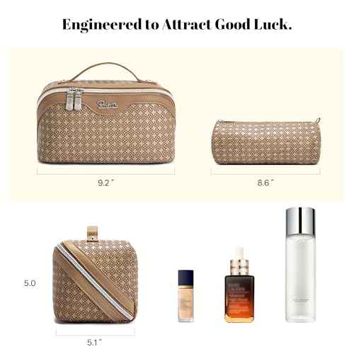 Travel Makeup Bag for Women (3 Count)