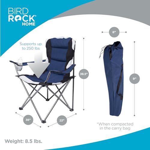 2 Pack Padded Camping Folding Chair (2 Count)