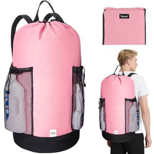 2PK 120L Laundry Bag Backpack (2 Count)