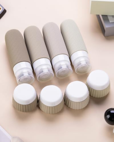 Travel Bottles for Toiletries 8 Pack (8 Count)