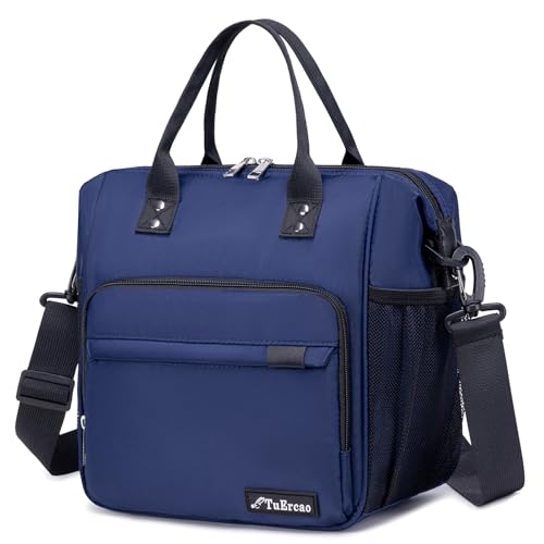 Bule Lunch Box for Women Insulated Lunch Bag for Female Adult for Work