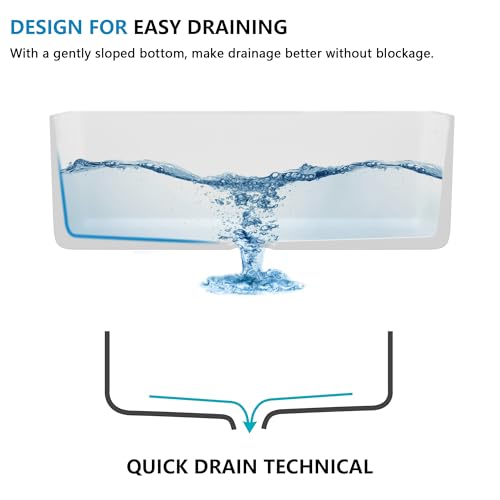 28"x20" White Farmhouse Sink