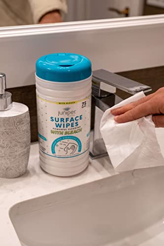 1 Pack Surface Cleaning Wipes with Bleach (75 Count)
