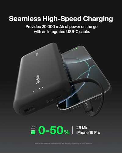 20000mAh 30W USB C Power Bank