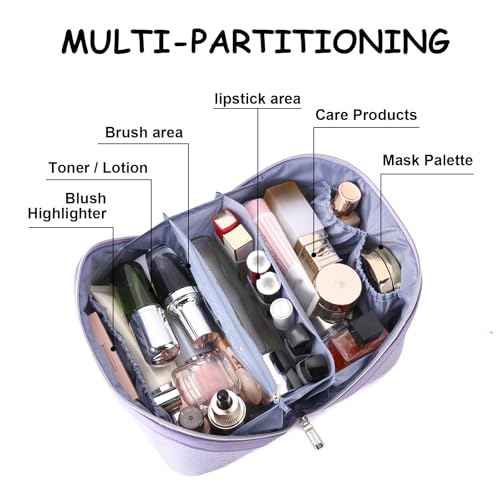Travel Makeup Bags for Women (3 Count)