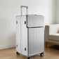 Super Large Aluminum Frame Zipperless Checked Luggage Front Pocket
