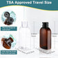 Travel Bottles for Toiletries 8PCS 3.4oz TSA Approved Containers (8 Count)