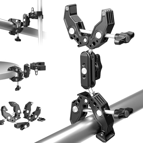Double Super Clamp Camera Mount with Magic Arm