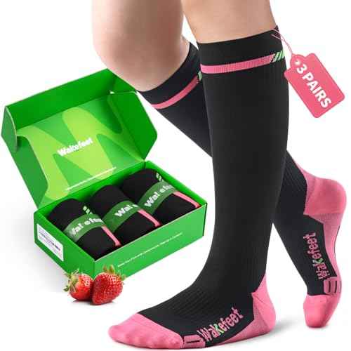 Medical Compression Socks for Men & Women (6 Count)