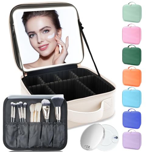 Makeup Bag with Led Mirror