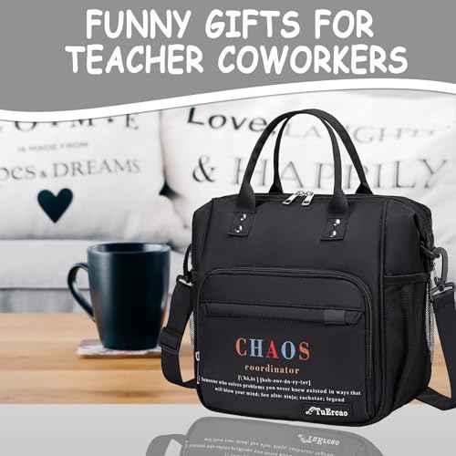Chaos Coordinator Lunch Bag Cool Gifts for Coworkers Employee Appreciation Gifts Office Gifts Administrative Professional Day Gifts Useful Assistant Principal Boss Gifts for Women for Work