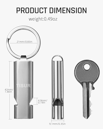 Loud Emergency Whistles (2 Count)