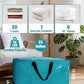 1 Pack Extra Large Moving Bags with Backpack Straps & Handles