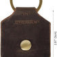 Genuine Leather SD Card Holder Keychain