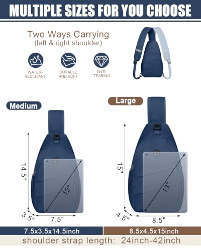 Crossbody Bags for Women Men Trendy Sling Bag Backpack Chest Bag