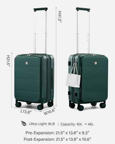 Hardside Expandable Carry On Luggage