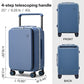 20 Inch Carry On Luggage Aluminum Frame Spinner Wheels
