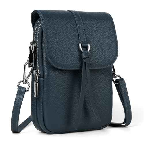 Genuine Leather Small Crossbody Bags for Women Travel Phone Purse
