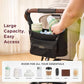 Slim Stroller Organizer with 2 Insulated Cup Holders