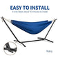 Double Hammock with Stand for Outside