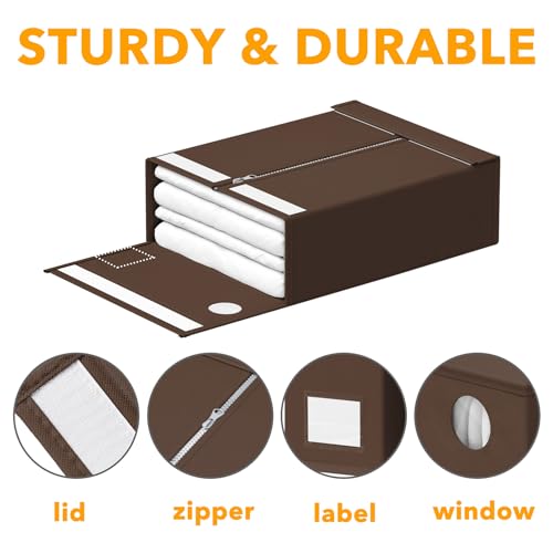 8 Pack Bed Sheet Organizers and Storage (8 Count)