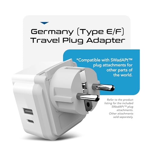 Germany Korea Travel Plug Adapter Set