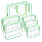 6 Packs Clear Makeup Bags (6 Count)