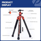 62 Inch Carbon Fiber Tripod for Camera Ultralight Travel Camera Tripod Max Loads Up 22lbs X