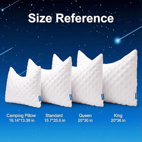 Cooling Side Sleeper Pillow for Neck and Shoulder Pain