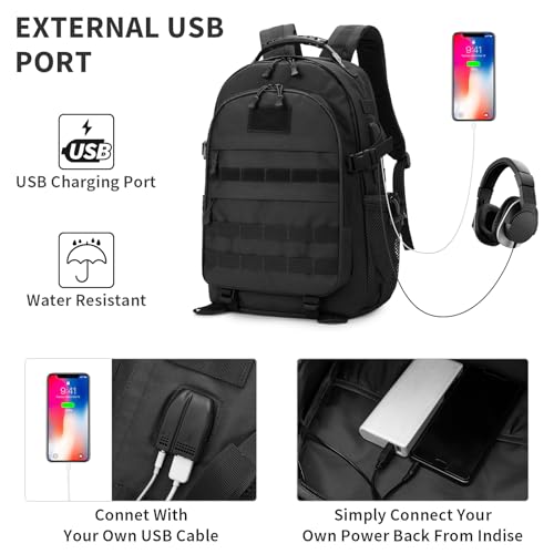 Military Tactical Backpack 40L Large Army 3 Day Assault Pack Molle Bag Backpacks WR Hunting Rucksack Assault Pack