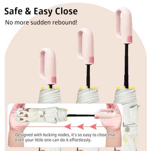 Travel Umbrella Compact Folding Auto Open and Close for Windproof