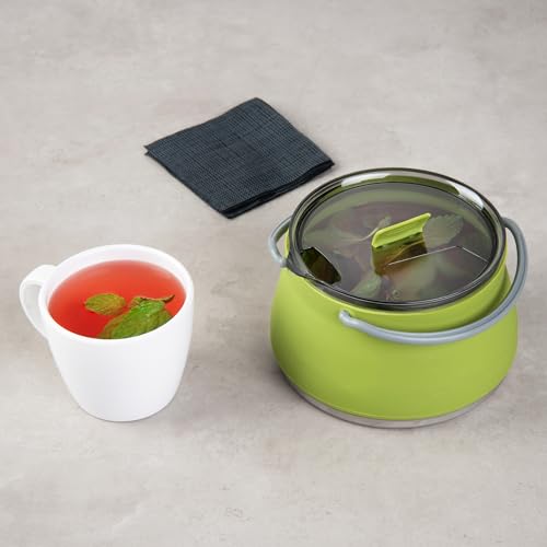 1L Green Silicone Collapsible Kettle (20 Count)