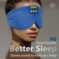 Sleep Mask Bluetooth 5.4 Headphones Soft Wireless Headband Eye Mask Blackout with Microphone