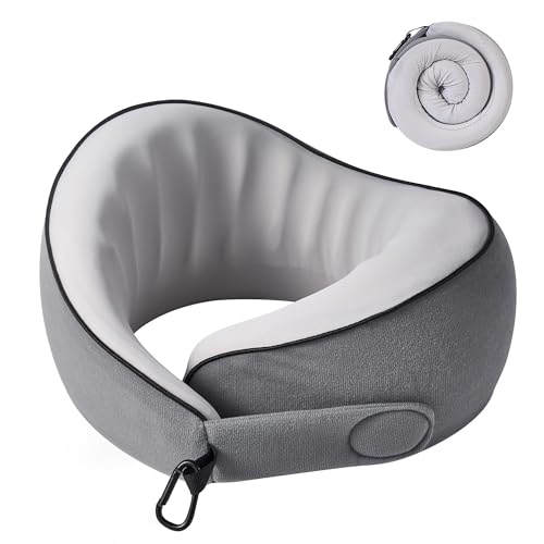 Travel Neck Pillow Airplane Neck Support Ergonomic Design for Traveling