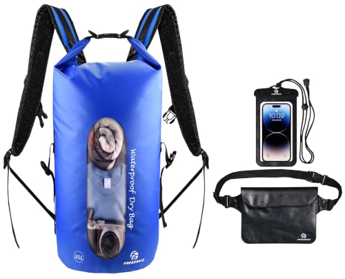 Waterproof Dry Bag with Double Zip (3 Count)
