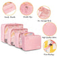 8 Set Packing Cubes Luggage Packing Organizers for Travel Accessories