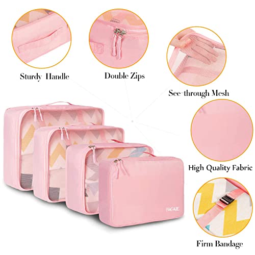 8 Set Packing Cubes Luggage Packing Organizers for Travel Accessories