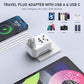 World to US Canada Travel Plug Adapter