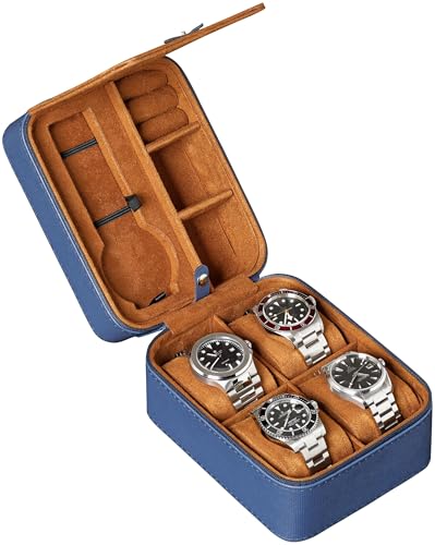 5 Watch Travel Case Storage Organizer for 5 Watches