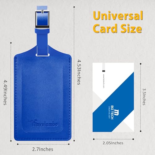 2 Pack Luggage Tags for Suitcases Airplane Travel Essentials (2 Count)