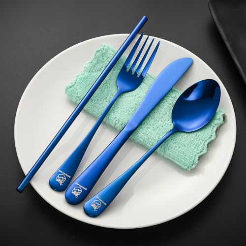 Travel Utensils Set Stainless Steel with Carrying Case