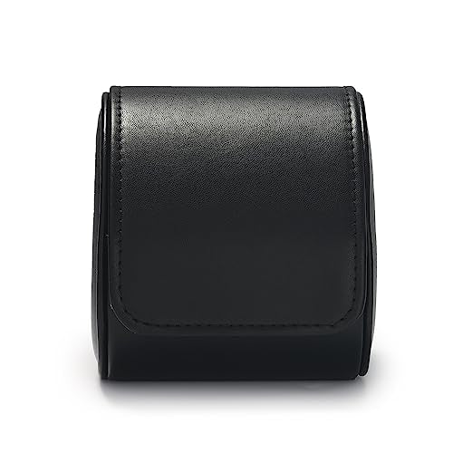 Single Watch Roll Travel Case Black