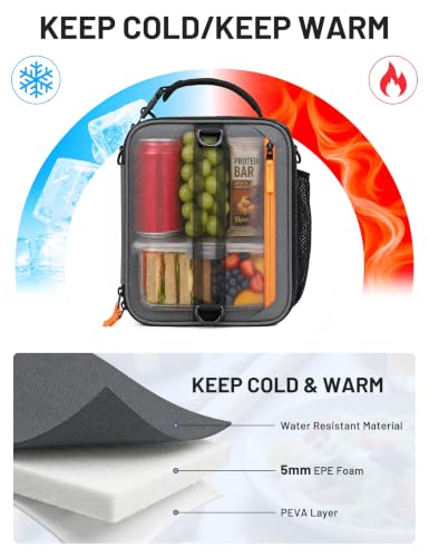 Expandable Small Lunch Box for Men Women Kids Work School