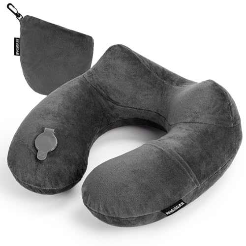 Inflatable Travel Pillow for Sleeping Airplane