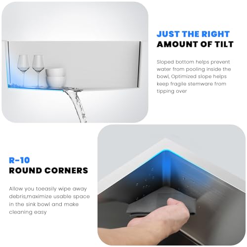 20×17 Inch Undermount Kitchen Sink