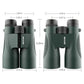 12x50 Binoculars for Adults High Powered for Bird Watching Green