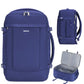 18" Travel Backpack Airlines Approved Personal Item Bag Women Navy